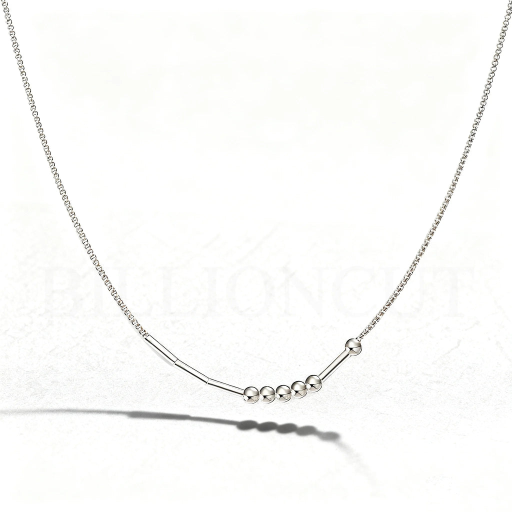 NEW 316L Stainless Steel Morse Code Necklace DIY Custom Name Design Hypoallergenic & Tarnish Resistant Creative Mystery Gift